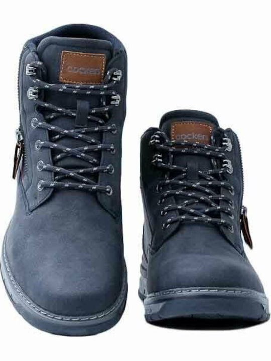 Marineblau Herrenstiefel