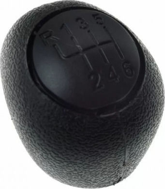 6 Shift Knob Universal Citroen Jumper Fiat Ducato Peugeot Boxer Peugeot black