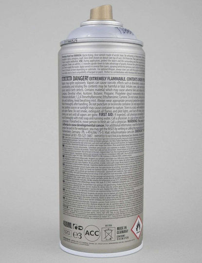 Montana Cans Spray Poloneză Varnish cu Strălucitor Efect Transparent 400ml