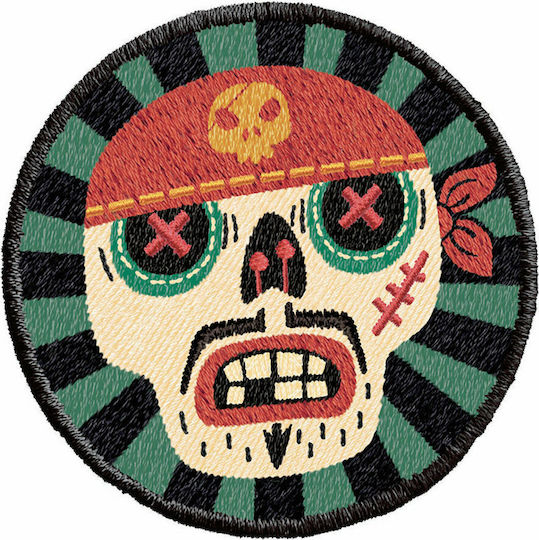 Djeco Skull Federmäppchen Mehrfarbig