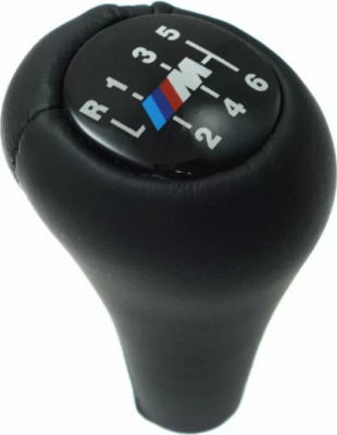 6 Shift Knob for BMW E30 / E34 / E36 / E46 / M5 / Series 3 / Series 5 BMW black