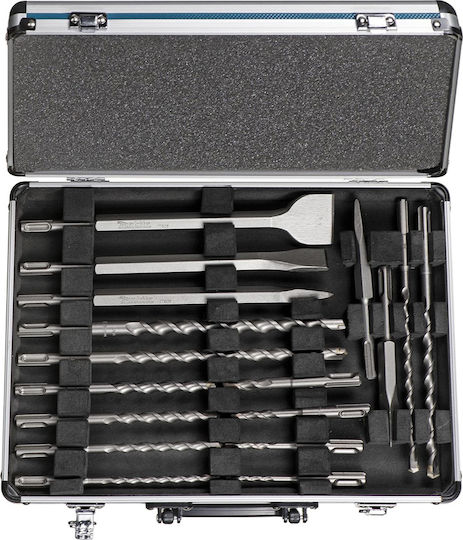 Makita Set of 17 Drills with SDS Plus Shank for Masonry