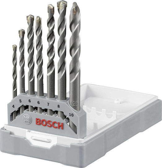 Bosch CYL-3 Satz 7 Diamantbohrer Hartmetall mit Zylindrischem Schaft für Gemäuer