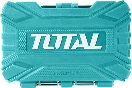 Total Set of 45 Drills with Hexagonal Shank for Metal