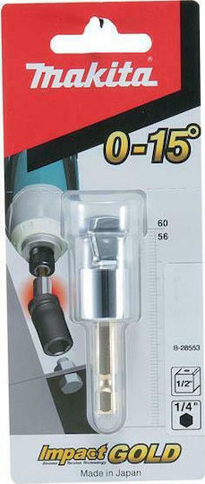 Makita Adapter mit Aufnahme HEX und Ausgang Bit-Halter