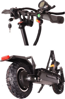 Ultron Electric Scooter with Maximum Speed 65km/h and 60km Autonomy Black
