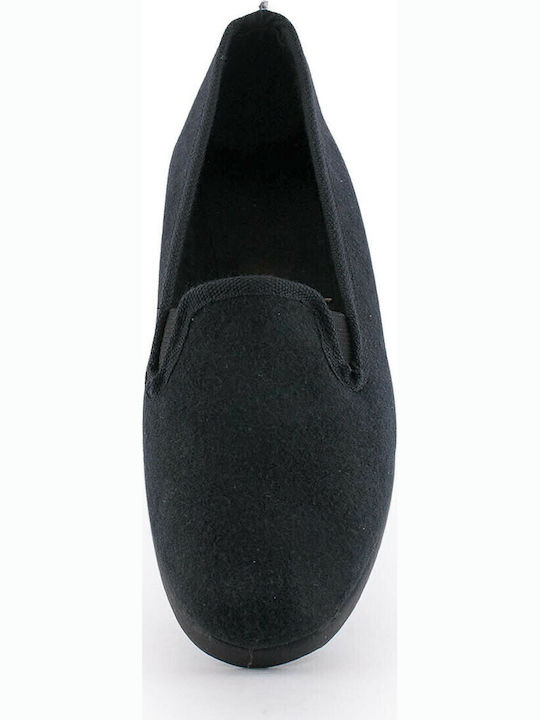 6 Winter Closed Women's Slippers Black