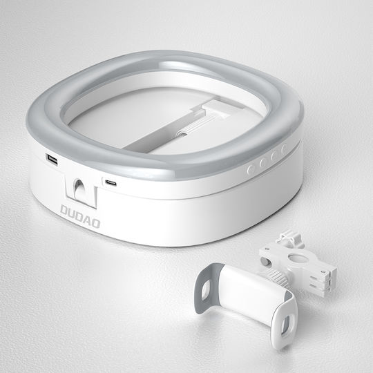 Dudao F16 Ring Light with Desktop Stand/Mount Stand and Mobile Holder
