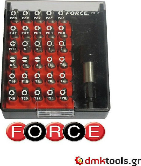 Force Σετ 31 Μύτες Κατσαβιδιού Ίσιο / Σταυρός / Torx / Allen