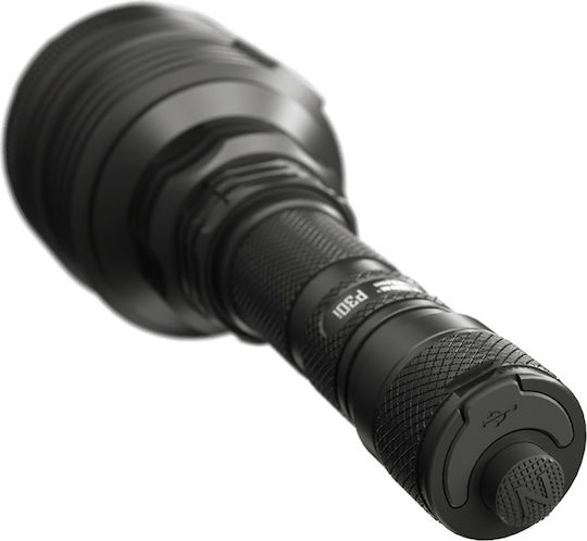 NiteCore Rechargeable Flashlight LED IP68 with Maximum Brightness 2000lm Precise P30i Black