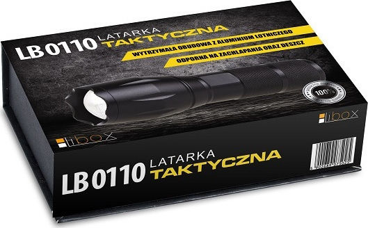 Libox Επαναφορτιζόμενος Φακός LED με Μέγιστη Φωτεινότητα 1000lm Libox Torch