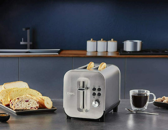 Krups Prăjitor de pâine 2 sloturi 850W Inox