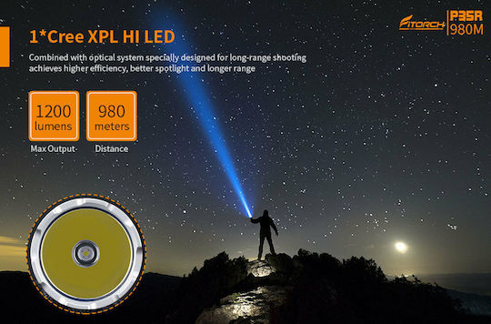 Fitorch Lanternă LED IPX8 cu Luminozitate Maximă 1200lm P35R