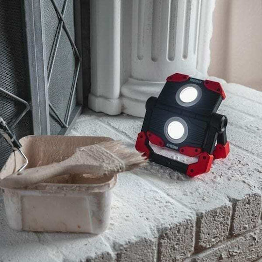 Nebo Rechargeable Jobsite Light LED IPX4 with Brightness up to 2000lm Omni 2K