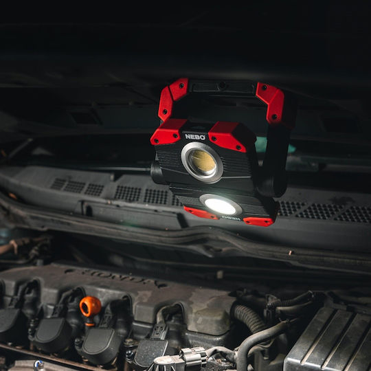 Nebo Rechargeable Jobsite Light LED IPX4 with Brightness up to 2000lm Omni 2K