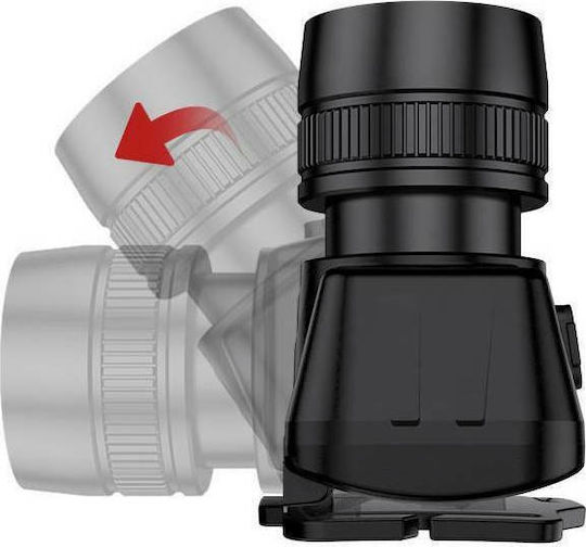 Superfire Rechargeable Headlamp LED with Maximum Brightness 300lm Black
