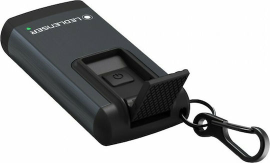 LedLenser Επαναφορτιζόμενος Φακός Μπρελόκ LED IP20 με Μέγιστη Φωτεινότητα 400lm K6R Black