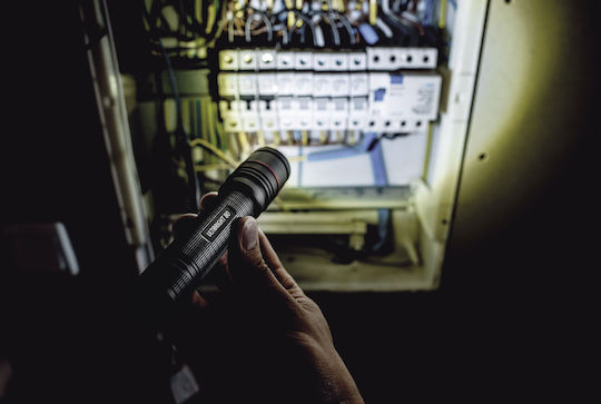 Emos Επαναφορτιζόμενος Φακός LED IP65 με Μέγιστη Φωτεινότητα 600lm