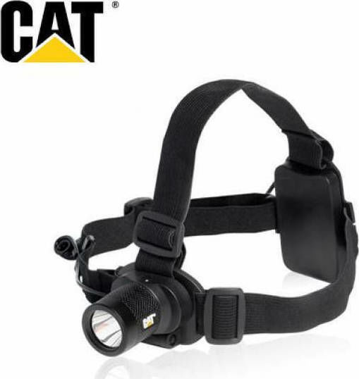 CAT Επαναφορτιζόμενος Φακός Κεφαλής LED IPX4 με Μέγιστη Φωτεινότητα 380lm