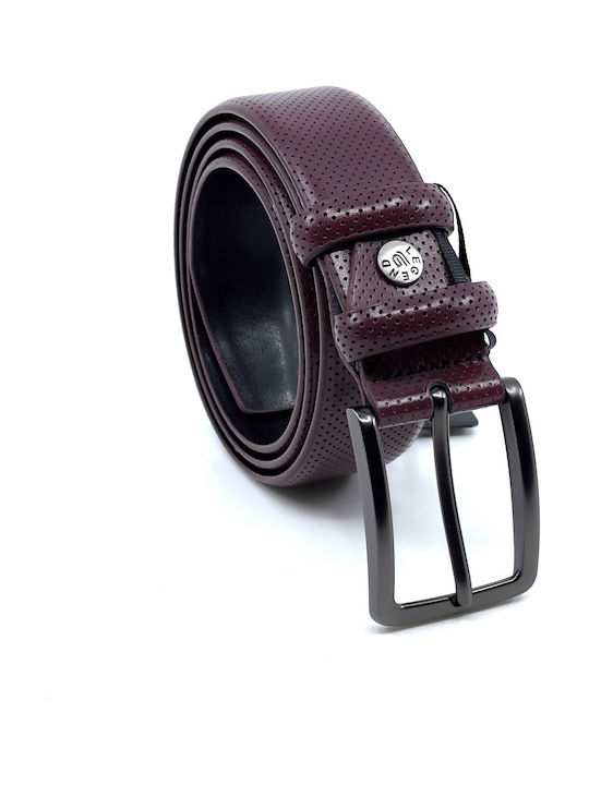 Legend Accessories LGD-2033 Ανδρική Ζώνη Δερμάτινη Wine