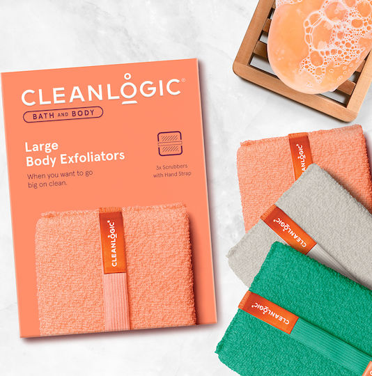 Cleanlogic Cleanlogic Large Body Exfoliators Set Schwamm 1Stück