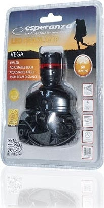 Esperanza Φακός Κεφαλής LED με Μέγιστη Φωτεινότητα 60lm Vega