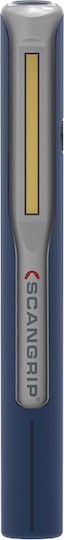 Scangrip Rechargeable Flashlight LED IP20 Dual Function with Maximum Brightness 80lm Mag Pen 3