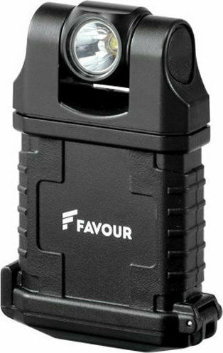 Favour Επαναφορτιζόμενος Φακός LED IPX6 με Μέγιστη Φωτεινότητα 180lm Edclip| T0917
