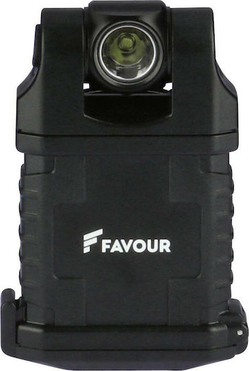 Favour Επαναφορτιζόμενος Φακός LED IPX6 με Μέγιστη Φωτεινότητα 180lm Edclip| T0917