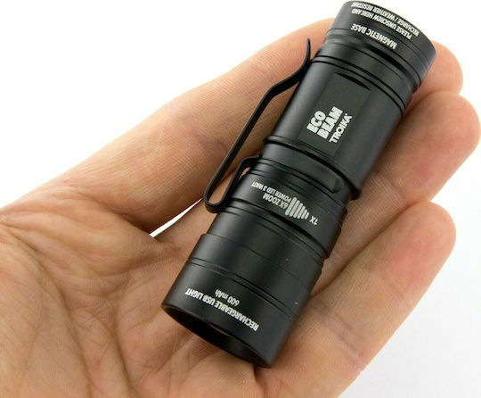 Troika Rechargeable LED Flash Light with Maximum Brightness 240lm Eco Beam
