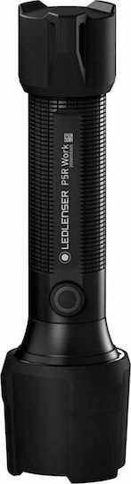 LedLenser Wiederaufladbar Taschenlampe LED IP68 mit maximaler Helligkeit 480lm P5r Schwarz