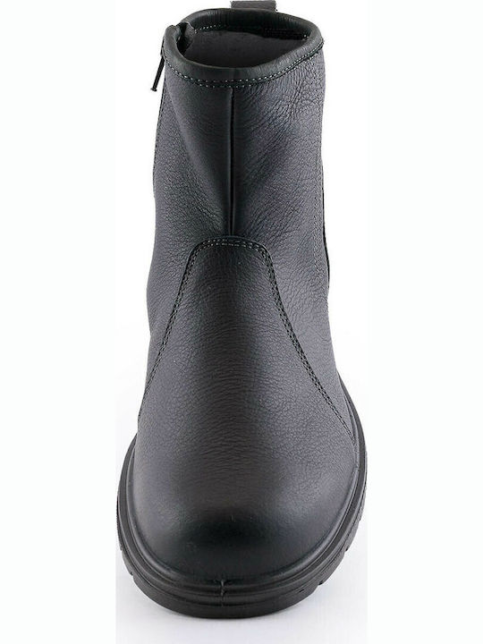 Black Men's Boots Anatomical