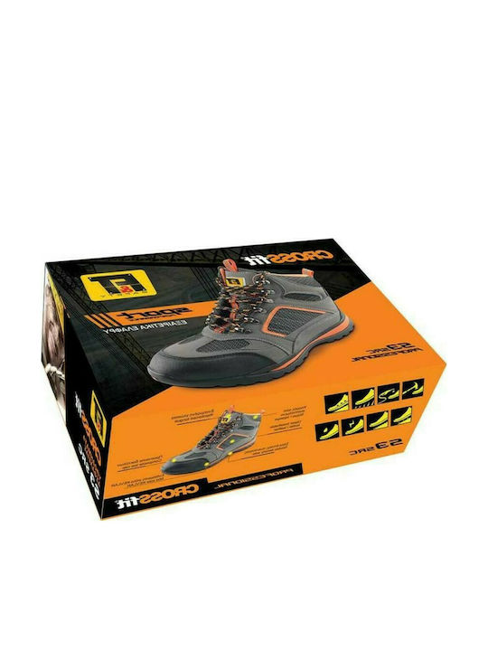 Ft-Safety Sport Performance Waterproof Safety Boots Gray S3 with SRC Certification