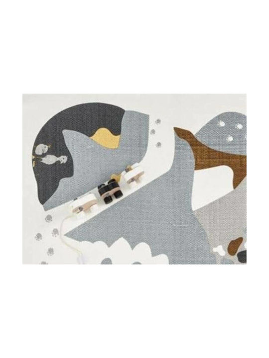 Kids Concept Stone Age Χαλάκι Δραστηριοτήτων Γκρι 130x170cm