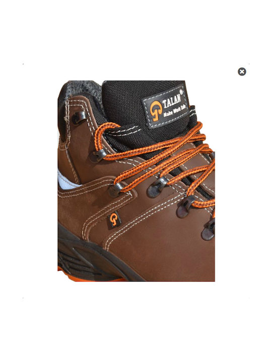Talan Styler Waterproof Boots Safety Brown S3 with Certification SRC