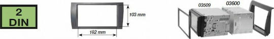 Phonocar Κιτ Εγκατάστασης 2 Din Μαύρο για Mazda 2 2008+