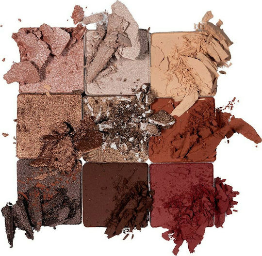 Mon Reve Happy Palettes Palette with Eye Shadows in Pressed Powder Form 15gr