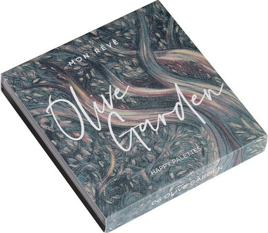 Mon Reve Happy Palettes Palette with Eye Shadows in Pressed Powder Form 15gr