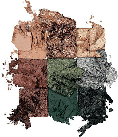 Mon Reve Happy Palettes Palette with Eye Shadows in Pressed Powder Form 15gr