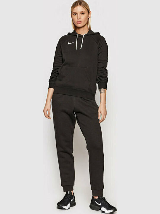 Park 20 Damen Sweatshirt Kapuzen Schwarz