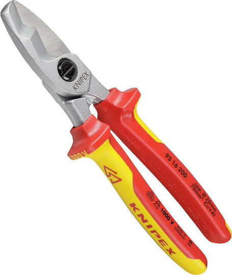 Knipex Κόφτης Καλωδίων Πλάγιος Ηλεκτρολόγου Μήκους 200mm