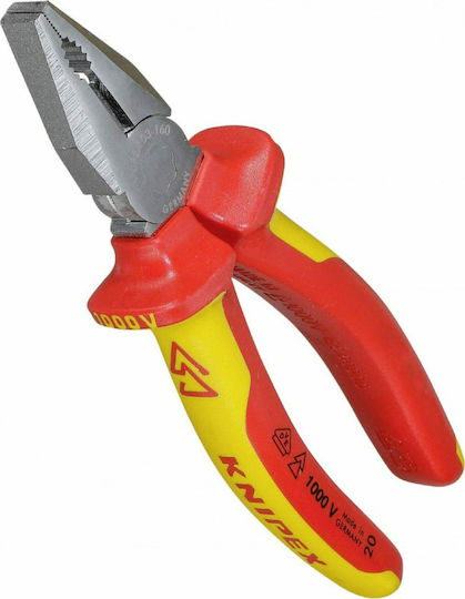 Knipex Πένσα Ίσια Ηλεκτρολόγου Μήκους 160mm