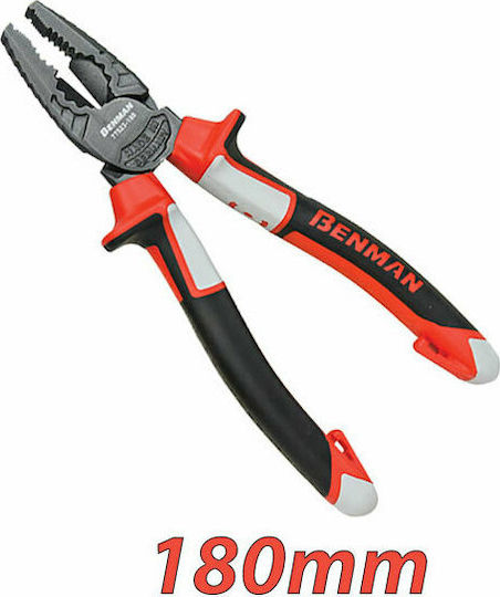 Benman 77523 Πένσα Ίσια Powergrip Μήκους 180mm