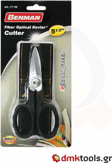 Benman Multipurpose Scissors Electrician Kevlar Optical Fiber Length 140mm