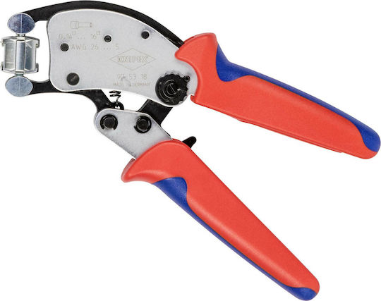 Knipex Πρέσα Ακροδεκτών με Μηχανισμό Καστάνιας (Μήκος 200mm)