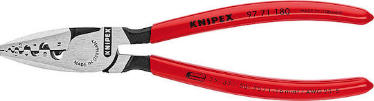 Knipex Crimpzange Für Kabelquerschnitte 0.5 - 16mm² Mit Isolierung Länge 180mm