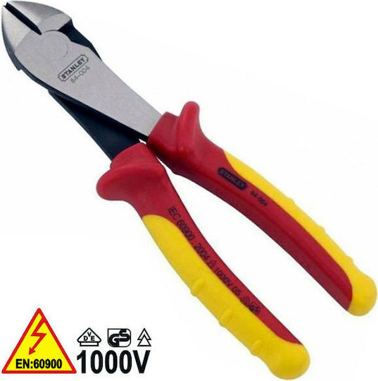 Stanley Maxsteel Side Cutter Angled Electrician MaxSteel Length 195mm