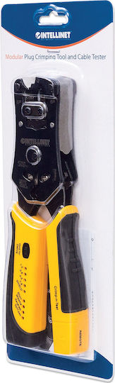 Intellinet Netzwerksteckerpresse , R, J, 1, 2, , R, J, 1, 1, , R, J, 4, 5, , , R, J, 2, 2, mit Abisolierer (Länge 180mm)