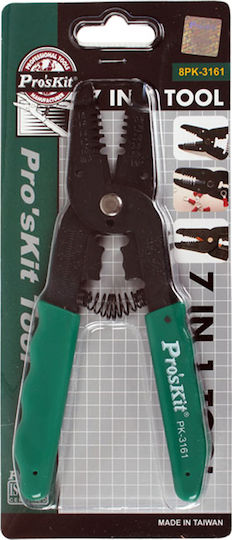Proskit Cable Stripper Pliers with Cutter and 170mm Length