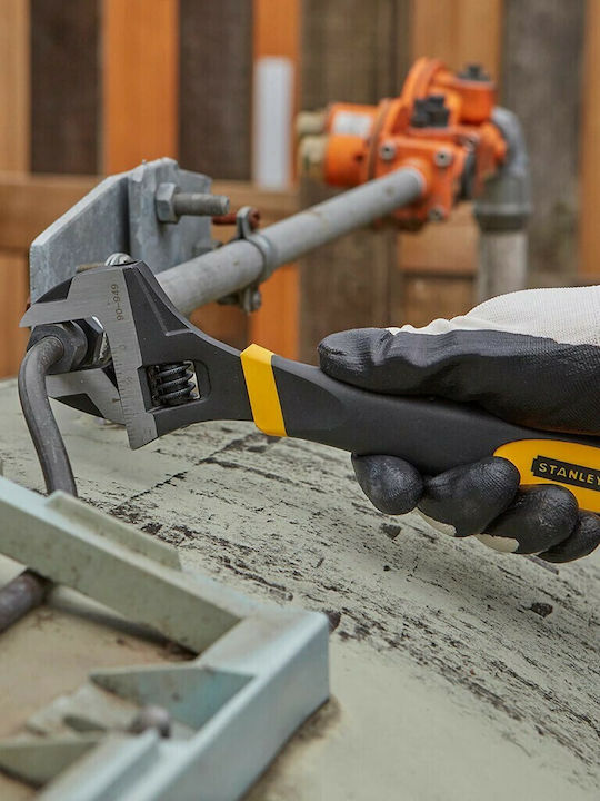 Stanley Maxsteel French Wrench with Adjustable Opening 24mm and Anti-Slip Handle 150mm